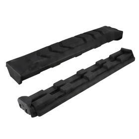 Clip-On Rubber Track Pads for Excavators – Fast & Flexible Surface Protection