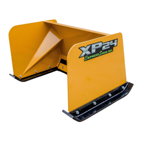 Low Profile Skid Steer & Compact Tractor Snow Pushers (Made in USA)