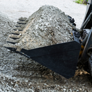 Mammoth Attachments Rock Buckets Mammoth 72" Heavy-Duty Tooth Bucket for Skid Steers & Track Loaders