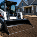 Grizzly ES-Series Buckets Grizzly ES-Series 72" Standard Smooth Bucket | USA Made Skid Steer Bucket with Universal Quick Attach