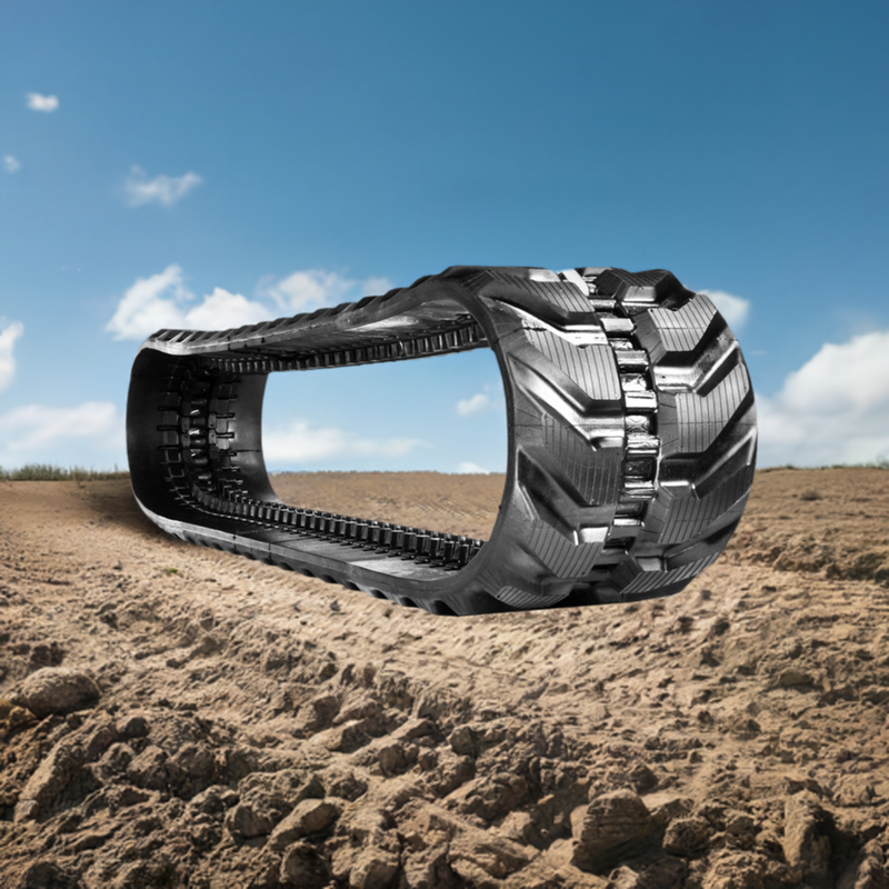 Rubber Tracks Warehouse Bobcat Rubber Track Bobcat E63 Rubber Track 400x72.5Wx76 ( 16" ) Directional Block Pattern