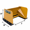 Express Steel Snow Pusher Express Steel 3' XP24 Snow Pusher