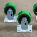 Express Steel Casters Express Steel 4" Poly Casters - 4406