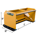 Express Steel Snow Pusher Express Steel 5' XP30 Pullback Snow Pusher