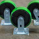 Express Steel Casters Express Steel 6" Poly Casters - 6606