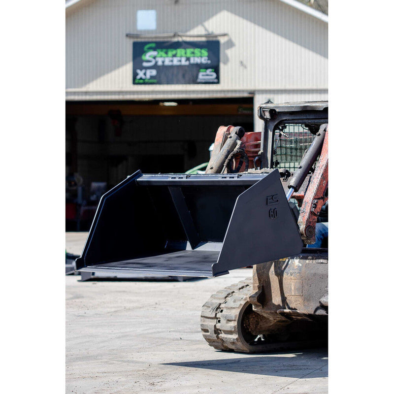Express Steel Buckets Express Steel 60" Universal Quick Attach Snow/Mulch Bucket - ES-STSMB-0060