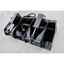 Express Steel Grapple Buckets Express Steel 66" Solid Bottom Two-Cylinder Grapple Bucket - ES20120