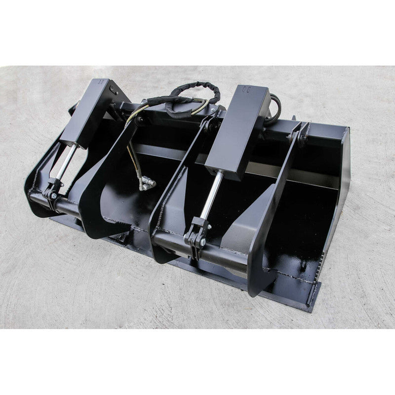 Express Steel Grapple Buckets Express Steel 66" Solid Bottom Two-Cylinder Grapple Bucket - ES20120