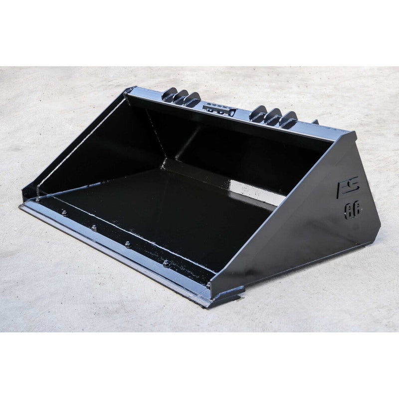 Express Steel Buckets Express Steel 66" Universal Quick Attach Heavy Duty Smooth Bucket - ES-HDSB-0066