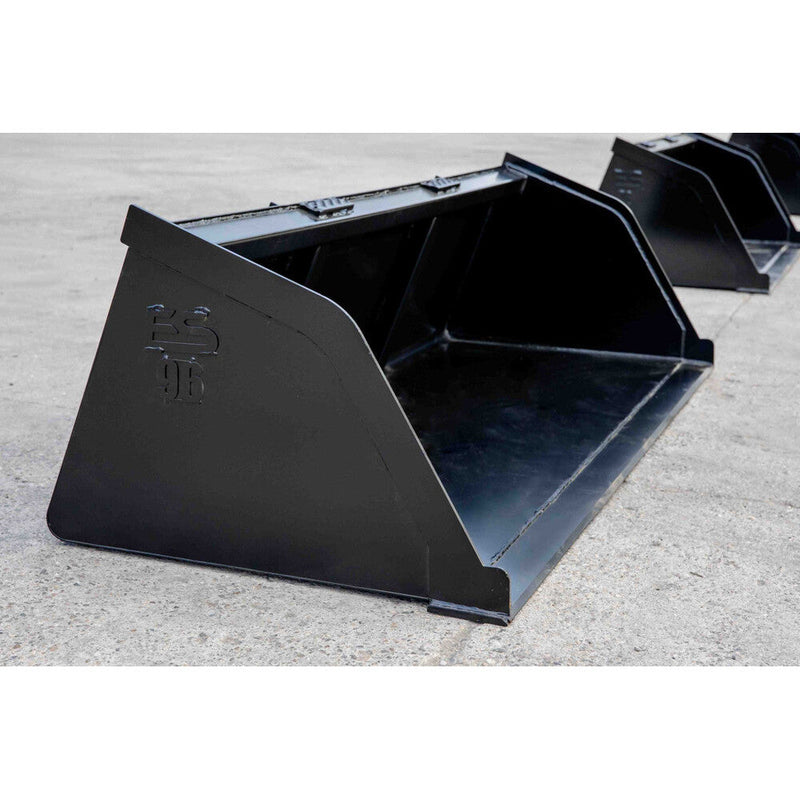 Express Steel Buckets Express Steel 96" Universal Quick Attach Snow/Mulch Bucket - ES-STSMB-0096