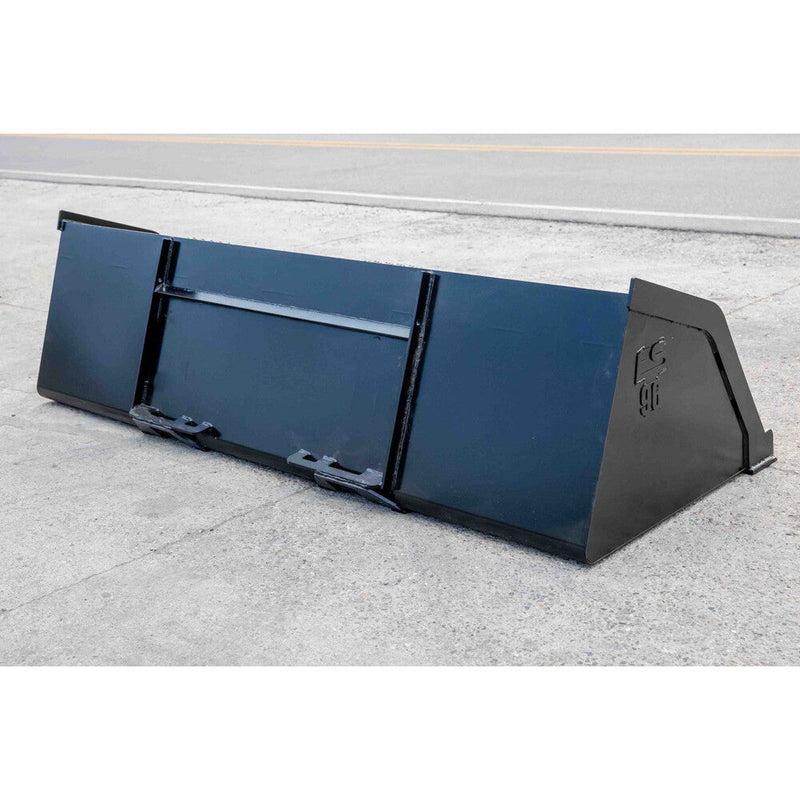 Express Steel Buckets Express Steel 96" Universal Quick Attach Snow/Mulch Bucket - ES-STSMB-0096