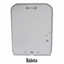 Express Steel Windshield Express Steel Kubota Lexan Polycarbonate Windshield - FIN-H-424G
