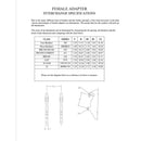 Express Steel Accessories Express Steel Volvo 120 female adapter blanks - 138