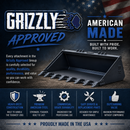 Grizzly ES-Series Buckets Grizzly ES-HD Series 72" Heavy Duty Tooth Bucket for Skid Steers & Compact Track Loaders