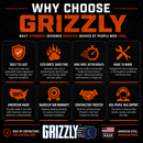 Grizzly ES-Series Buckets Grizzly Stump Bucket for Skid Steers | American Made | Free Shipping