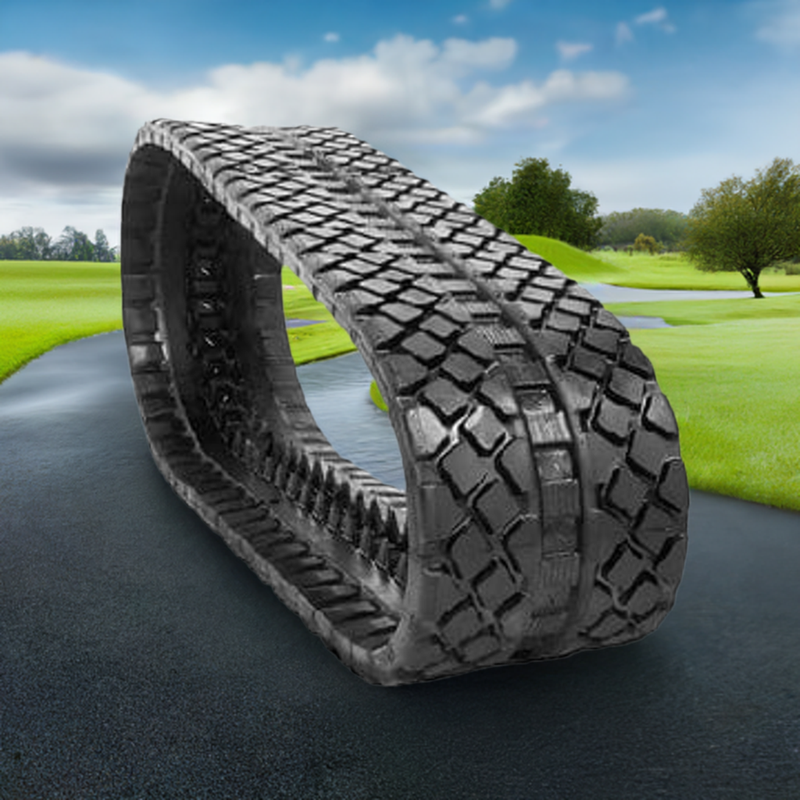 Rubber Tracks Warehouse Komatsu Rubber Track Komastu PC09 Rubber Track 180x72x37 ( 7" ) Diamond Pattern