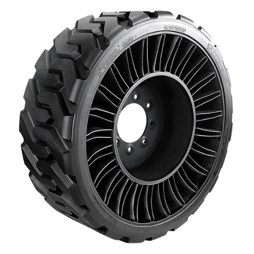 Michelin Skid Steer Tires Michelin X Tweel SSL 10N16.5 for Skid Steers (8-8.00 Bolt Pattern)