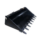 Tomahawk Buckets Tomahawk 72" Heavy Duty Low Profile Smooth Bucket with Teeth - 3087