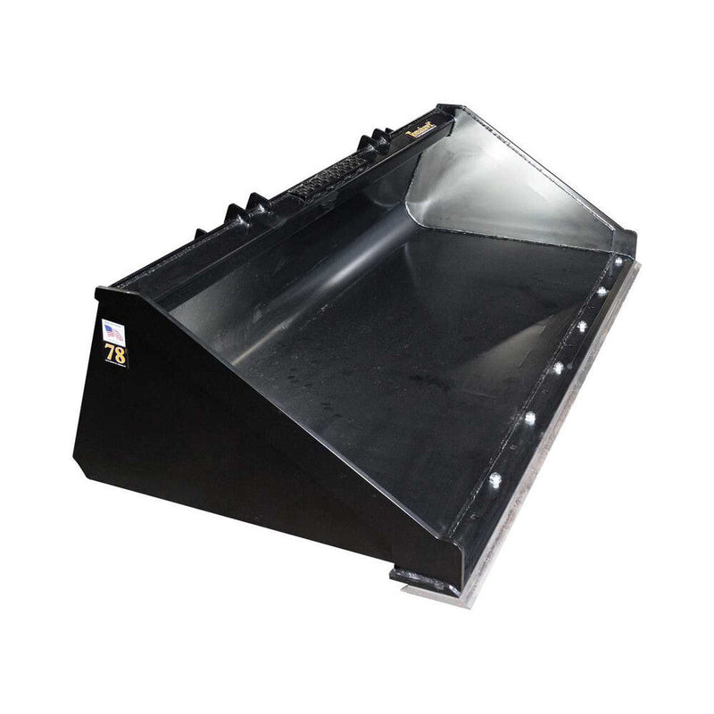 Tomahawk Buckets Tomahawk 78" Heavy Duty Low-Profile Smooth Bucket with Bolt-On-Edge - 3078