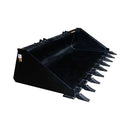 Tomahawk Buckets Tomahawk 78" Heavy Duty Low Profile Smooth Bucket with Teeth - 3088