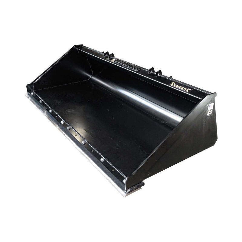 Tomahawk Buckets Tomahawk 84" Heavy Duty Low-Profile Smooth Bucket with Bolt-On-Edge - 3079