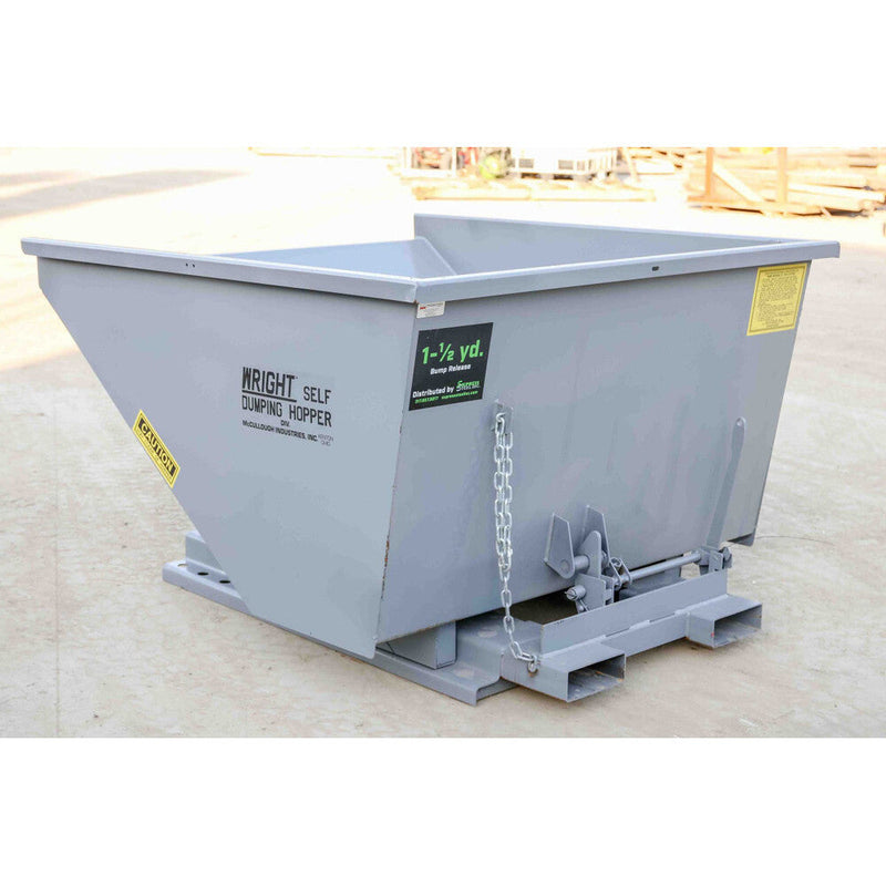 Wright Bump Release Hopper Wright 1-1/2 Yard Wright Bump Release Hopper - 15055BR