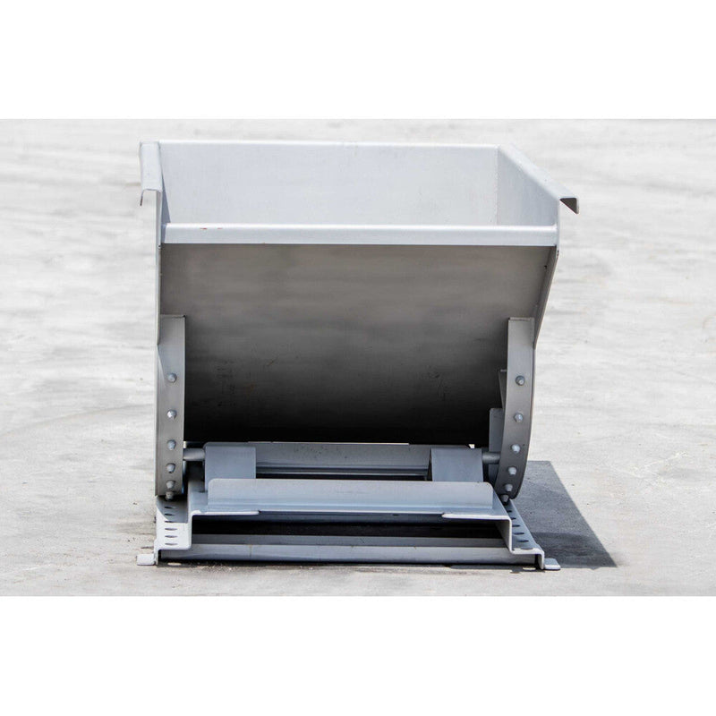 Wright Self-Dumping Hopper Wright 1/2 Yard Wright Stainless Steel Self-Dumping Hopper - 5077SS