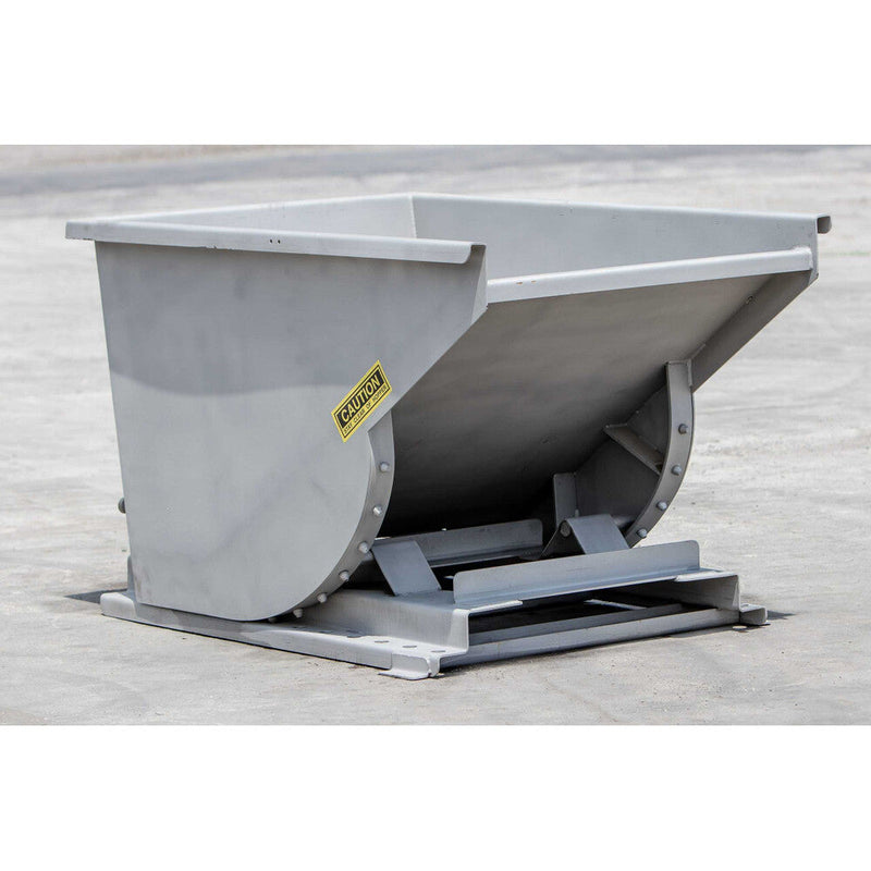 Wright Self-Dumping Hopper Wright 1/2 Yard Wright Stainless Steel Self-Dumping Hopper - 5077SS