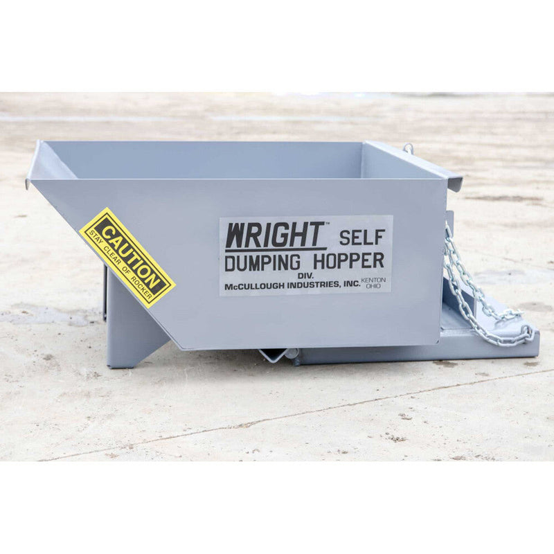 Wright Low Profile Self-Dumping Hopper Wright 1/4 Yard Wright Low Profile Self-Dumping Hopper - 2555LP