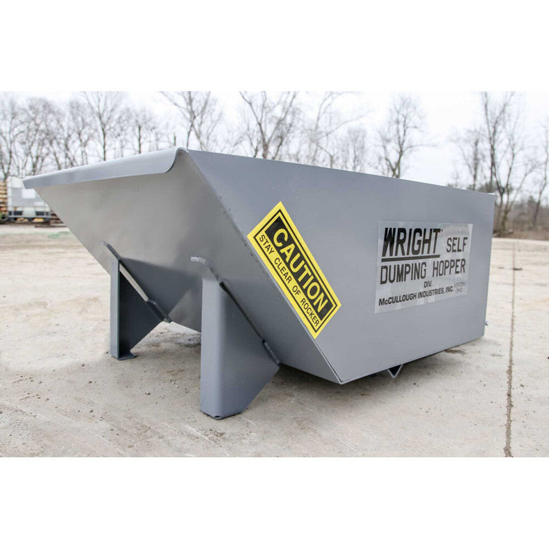 Wright Low Profile Self-Dumping Hopper Wright 1/4 Yard Wright Low Profile Self-Dumping Hopper - 2555LP