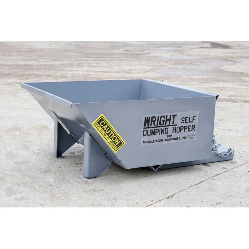Wright Low Profile Self-Dumping Hopper Wright 1/4 Yard Wright Low Profile Self-Dumping Hopper - 2555LP