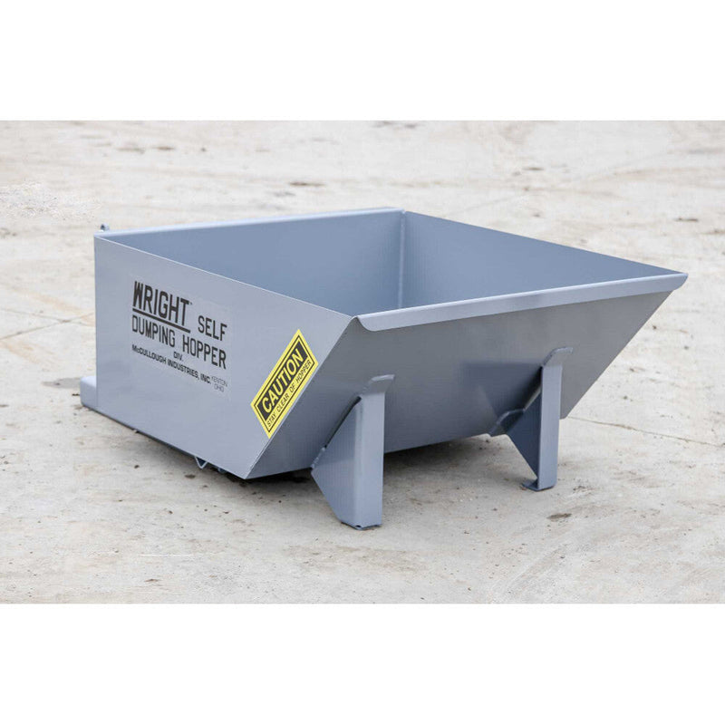 Wright Low Profile Self-Dumping Hopper Wright 1/4 Yard Wright Low Profile Self-Dumping Hopper - 2555LP