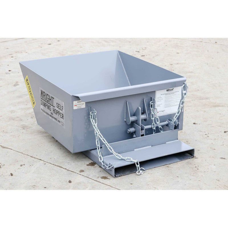 Wright Low Profile Self-Dumping Hopper Wright 1/4 Yard Wright Low Profile Self-Dumping Hopper - 2555LP