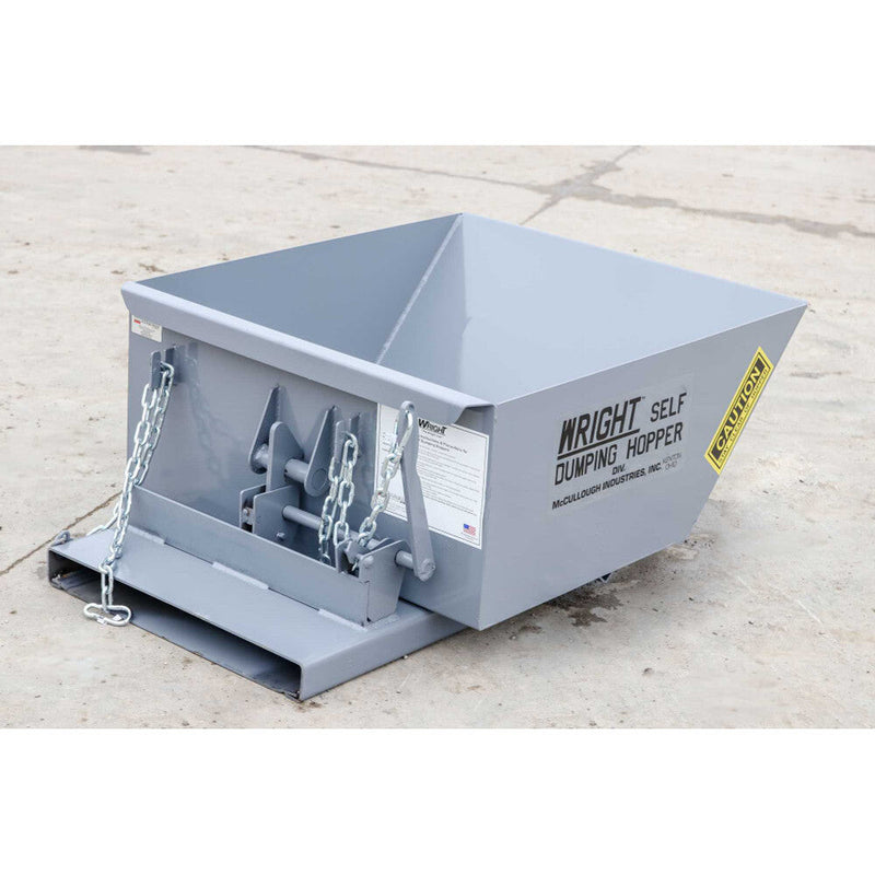 Wright Low Profile Self-Dumping Hopper Wright 1/4 Yard Wright Low Profile Self-Dumping Hopper - 2555LP