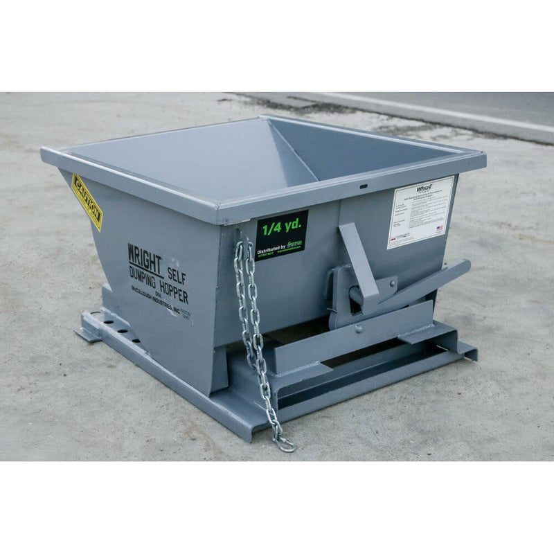 Wright Self-Dumping Hopper Wright 1/4 Yard Wright Self-Dumping Hopper - 2555