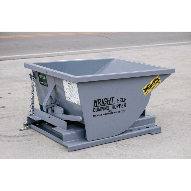 Wright Self-Dumping Hopper Wright 1/4 Yard Wright Self-Dumping Hopper - 2555