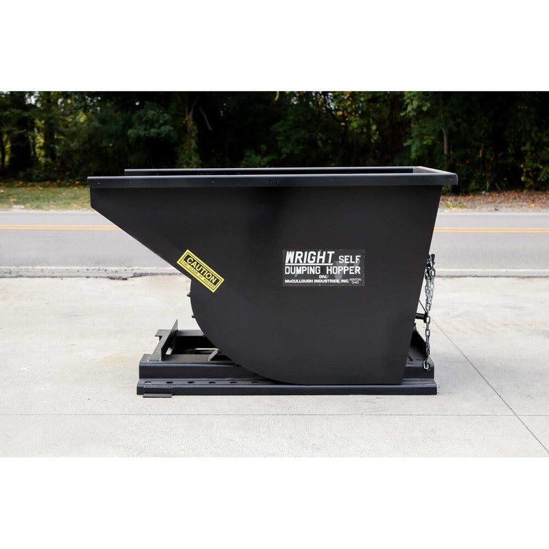 Wright Heavy Duty Self-Dumping Hopper Wright 1 Yard Wright Heavy Duty Self-Dumping Hopper - Black - 10099