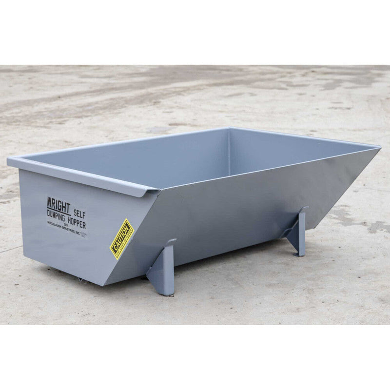 Wright Low Profile Self-Dumping Hopper Wright 1 Yard Wright Low Profile Self-Dumping Hopper - 10077LP