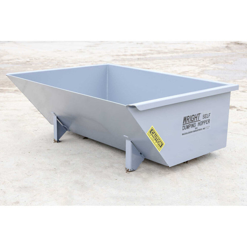 Wright Low Profile Self-Dumping Hopper Wright 1 Yard Wright Low Profile Self-Dumping Hopper - 10077LP