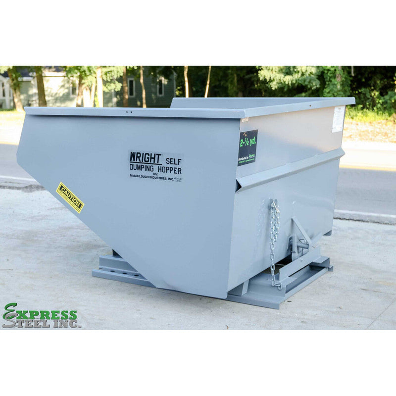 Wright Self-Dumping Hopper Wright 2-1/2 Yard Wright Self-Dumping Hopper - 26055