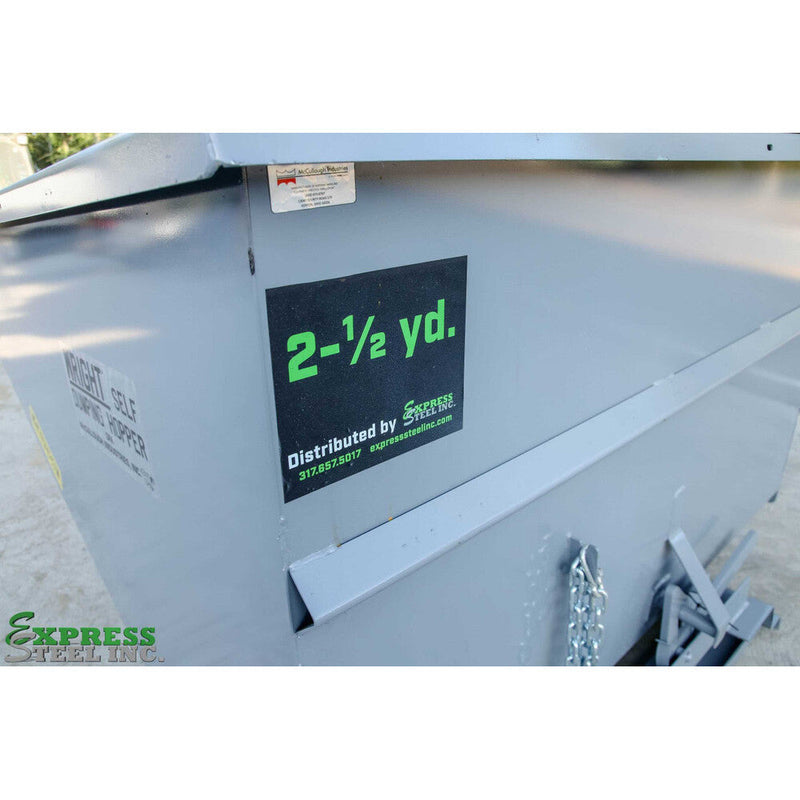 Wright Self-Dumping Hopper Wright 2-1/2 Yard Wright Self-Dumping Hopper - 26055