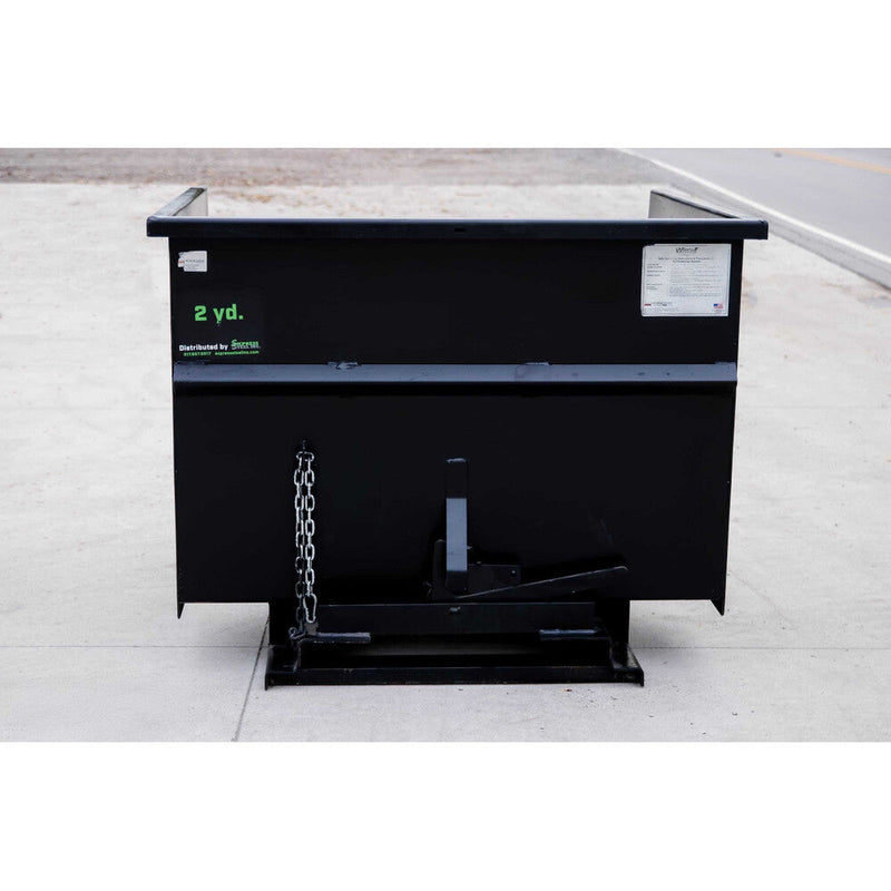 Wright Heavy Duty Self-Dumping Hopper Wright 2 Yard Wright Heavy Duty Self-Dumping Hopper - Black - 20099