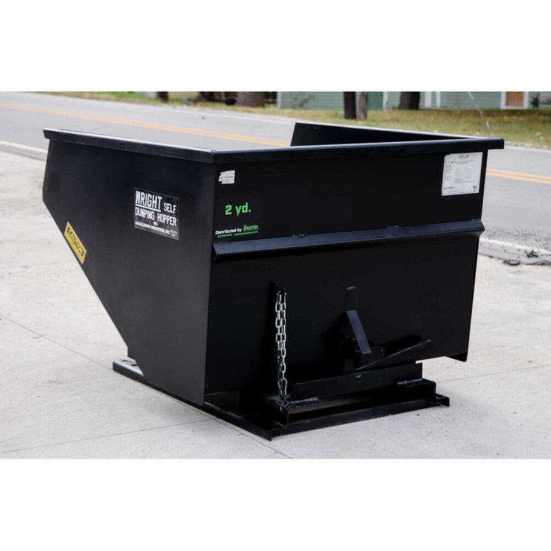 Wright Heavy Duty Self-Dumping Hopper Wright 2 Yard Wright Heavy Duty Self-Dumping Hopper - Black - 20099