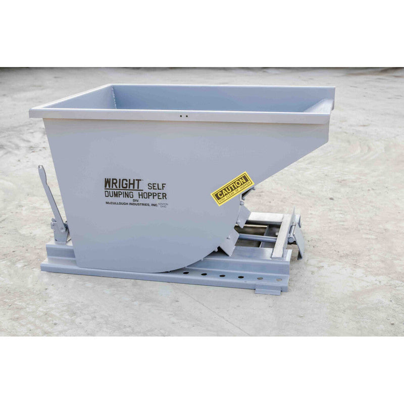 Wright Bump Release Hopper Wright 3/4 Yard Wright Bump Release Hopper - 7555BR
