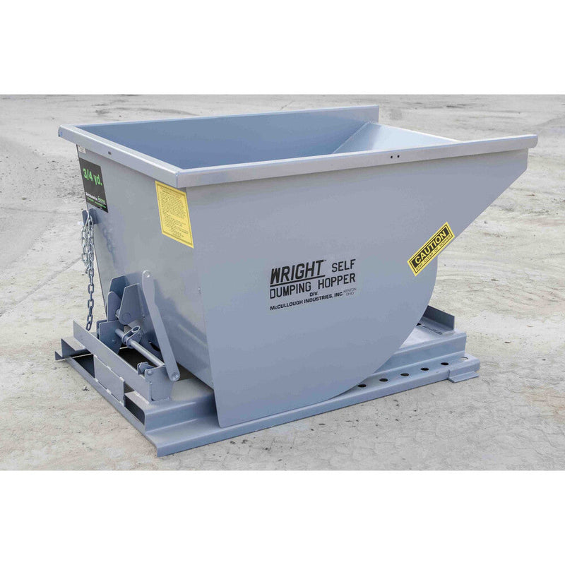 Wright Bump Release Hopper Wright 3/4 Yard Wright Bump Release Hopper - 7555BR