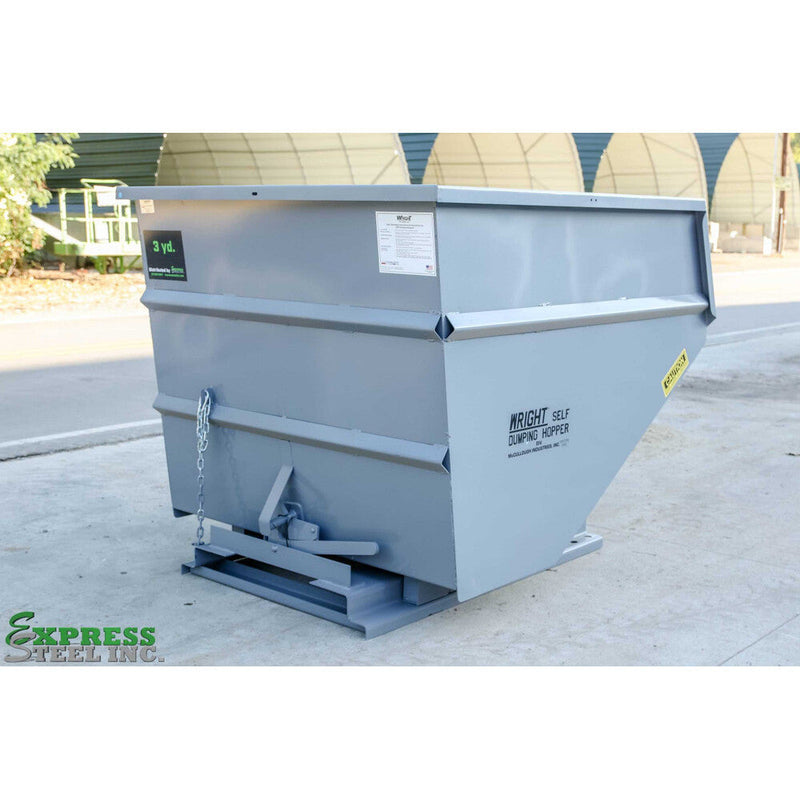 Wright Self-Dumping Hopper Wright 3 Yard Wright Self-Dumping Hopper - 30055